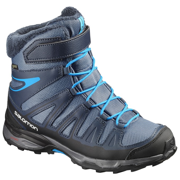 Salomon Vinterstøvler Børn Mørkeblå / Sort - X-ULTRA GTX® J (DBRCX-4760)